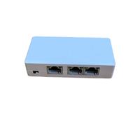 Wayfadacc Extensor Gigabit Power Over Ethernet que divide 1 entrada a dos salidas, amplio compatible con 30 W de potencia para red a través de Ethernet