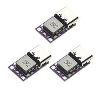 Wayfadacc Módulo de gestión de batería en miniatura de 5 V y 2,4 A, puerto USB C e indicadores LED para proyectos de celdas 18650