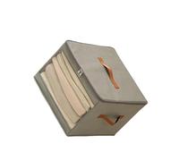 Wayfadacc Organizador de ropa plegable portátil con ventana transparente, asas impermeables, contenedor de almacenamiento de temporada