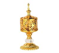 Wayfadacc Quemadores de inciensos, soporte de cono para inciensos, de metal, adorno espiritual, aromaterapia, meditaciones, regalo, incensarios de metal