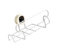 Wayfadacc Soporte para pañuelos de baño con ventosa de liberación de taladro con construcción de acero inoxidable resistente, almacenamiento multiusos