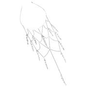 Wayfadacc Tocado con borlas para mujer, tiaras de cristal, accesorios para bodas, fiestas, juegos de rol, joyería para el cabello, 22*12*2cm, Diamante inferior de cobre