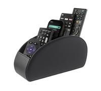 WAYIFON Soporte para mando a distancia con 5 bolsillos, gran soporte para TV, DVD, 4 K Stick y Bluray, mando a distancia para bolígrafos, color negro