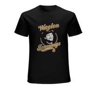 Waylon Jennings Head Shot Unisex 100% Cotton Short-Sleeve T-Shirts Black XXL