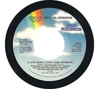 WAYLON JENNINGS - rough & rowdy days/ same MCA 53158 (45 single vinyl record)