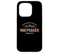 Waymaker Isaías 42:16 Cita Cristiana Carcasa para iPhone 15 Pro