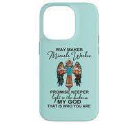 Waymaker Promise Keeper Milagroso Trabajador Cristiano del Sur Carcasa para iPhone 14 Pro