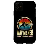 Waymaker Promise Keeper Miracle Worker Christian Men Carcasa para iPhone 11