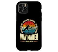 Waymaker Promise Keeper Miracle Worker Christian Men Carcasa para iPhone 11 Pro