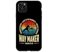 Waymaker Promise Keeper Miracle Worker Christian Men Carcasa para iPhone 11 Pro MAX