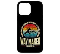 Waymaker Promise Keeper Miracle Worker Christian Men Carcasa para iPhone 13 Pro MAX