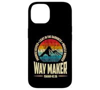Waymaker Promise Keeper Miracle Worker Christian Men Carcasa para iPhone 14
