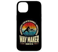 Waymaker Promise Keeper Miracle Worker Christian Men Carcasa para iPhone 14 Plus