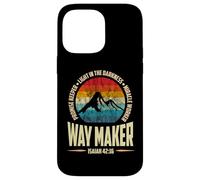 Waymaker Promise Keeper Miracle Worker Christian Men Carcasa para iPhone 14 Pro MAX