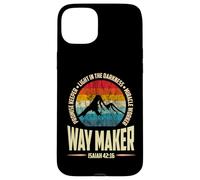 Waymaker Promise Keeper Miracle Worker Christian Men Carcasa para iPhone 15 Plus