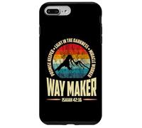 Waymaker Promise Keeper Miracle Worker Christian Men Carcasa para iPhone 7 Plus/8 Plus