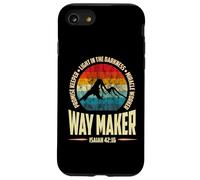 Waymaker Promise Keeper Miracle Worker Christian Men Carcasa para iPhone SE (2020) / 7/8