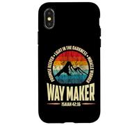 Waymaker Promise Keeper Miracle Worker Christian Men Carcasa para iPhone X/XS