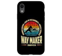 Waymaker Promise Keeper Miracle Worker Christian Men Carcasa para iPhone XR