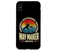 Waymaker Promise Keeper Miracle Worker Christian Men Carcasa para iPhone XS MAX