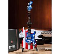 Wayne Kramer MC5 Fender Stratocaster Stars & Stripes USA Mini guitarra réplica coleccionable