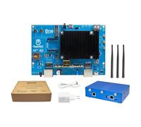 WayPonDEV Banana Pi OpenWrt One Router Board, Router Wireless Dual Band Network, 802.11ax ac WiFi 6 Gigabit Ethernet, integrado 1 x 2.5GbE WAN RJ45, soporte AP, WPA,WPA2,WPA3