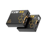 WayPonDEV KVM-RX KVM-TX HDMI Cable Extender Un punto para enviar muchos puntos para recibir, 150 metros de distancia de transmisión RJ45 1080P POE, para control remoto y transmisión remota (KVM-TX)