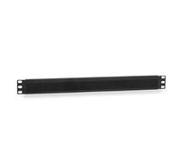 Waytex 37345 - Escoba con Cable de 19 Pulgadas, 1U, Diadema para gabinete de bahía de 19 Pulgadas, Montaje Frontal, Color Negro