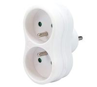 Waytex 52126 - Regleta con 2 enchufes Hembra Schuko (16 A)
