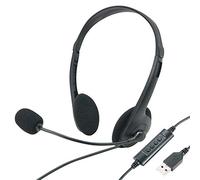 Waytex 69140 - Auriculares con micrófono orientable, Color Negro