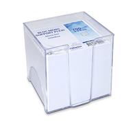 WAYTEX 931150 - Bloc de notas (700 notas, 9 x 9 cm, con soporte de plástico), color blanco