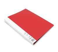 Waytex 931330R - Protector de documentos (A4, 20 hojas, polipropileno, 10 fundas transparentes, color rojo)