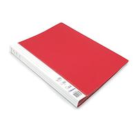 Waytex 931332R Premium - Carpeta para documentos (A4, 60 fundas, polipropileno, opaco, 30 fundas), color rojo