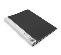 Waytex 931335N - Protector de documentos, A4, 120 fundas, polipropileno, opaca, identificable, 60 bolsillos transparentes, color negro