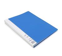 Waytex 931336B - Protector para documentos (A4, 160 vistas, polipropileno, opaco, 80 fundas transparentes, color azul