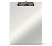 WAYTEX 931491 - Portabloque A4 con pinza con soporte para bolígrafo, tablero de plástico rígido, 22,5 x 31,5 cm, transparente