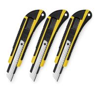 Waytex - Juego de 3 cortadores de 18 mm con hoja separable para Pro y Particulares