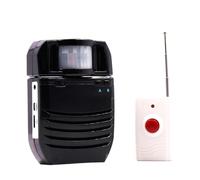 Waytronic PIR Infrared Motion Sensor Activated Sound Player Loudspeaker Alarm Motion Detector for Door Greeter Welcome Guests Entry Alert and Sales Advertising, (Black)