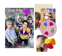 WayV - Mini 5th Album [Give Me That] (B Ver) Dust Cover + Photo Book + CD-R + Photo Card + Folded Poster + Postcard + Sticker + 3 Extra Photocards