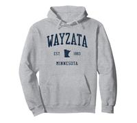 Wayzata MN Vintage Athletic Sports JSN1 Sudadera con Capucha