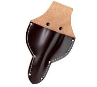 Wazakura Funda de Cuero para Tijeras de Poda con Asa para Cinturón, Hecho en Japón, Soporte para Tijeras de Jardinería de Bonsái Japonesas - Marrón