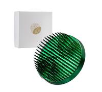 Wazakura Ikebana Kenzan - Soporte para flores japonés, color rojo, redondo, latón, fabricado en Japón (Verde 63mm)