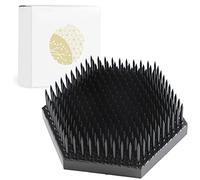 Wazakura Kenzan Hexagonal Negro para Ikebana (68mm) para Arreglos Florales, Hecho en Japón, Herramienta Japonesa para Ikebana Soporte de Alfileres para Flores - Kenzan Hexagonal Negro 68mm