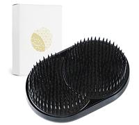 Wazakura Kenzan Sol y Luna Negro para Ikebana (93x59mm) para Arreglos Florales, Hecho en Japón, Herramienta Japonesa para Ikebana Soporte de Alfileres para Flores - Kenzan Sol y Luna Negro