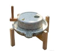 WAZCSD Molino de Piedra Manual,Molinillo Para Cereales Secos Y Húmedos, Molinillo Manual Para Cocina Casera, para Cereales/Leche de Soja/Granos de Café(30cm/11.8in)