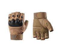 WAZHAKU Guantes de moto para hombre, guantes de exterior, guantes de entrenamiento táctico, guantes de moto, guantes deportivos de medio dedo, guantes deportivos de verano fuertes, transpirables, con