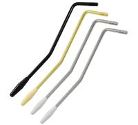 Waziaqoc Paquete de 4 brazos de trémolo de rosca de 6 mm para guitarra eléctrica Stratocaster, compatible con modelos Fender USA/México Standard y Squier, 3 colores