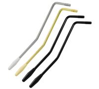 Waziaqoc Paquete de 4 brazos de trémolo de rosca de 6 mm para guitarra eléctrica Stratocaster, compatible con modelos Fender USA/México Standard y Squier, 3 colores