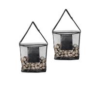 WAZUBC 2 bolsas de malla para recolección de frutas de huerto, bolsa de reunión de malla transpirable plegable de gran capacidad para recoger frutas y verduras