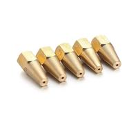 WAZUBC 5 Piezas Boquillas de Soldadura de Gas Acetileno, Soplete H012 Oxiacetileno y Oxipropano Puntas de Corte de Gas para Aplicaciones de Corte de Metal y Soldadura Fuerte (0,8mm)
